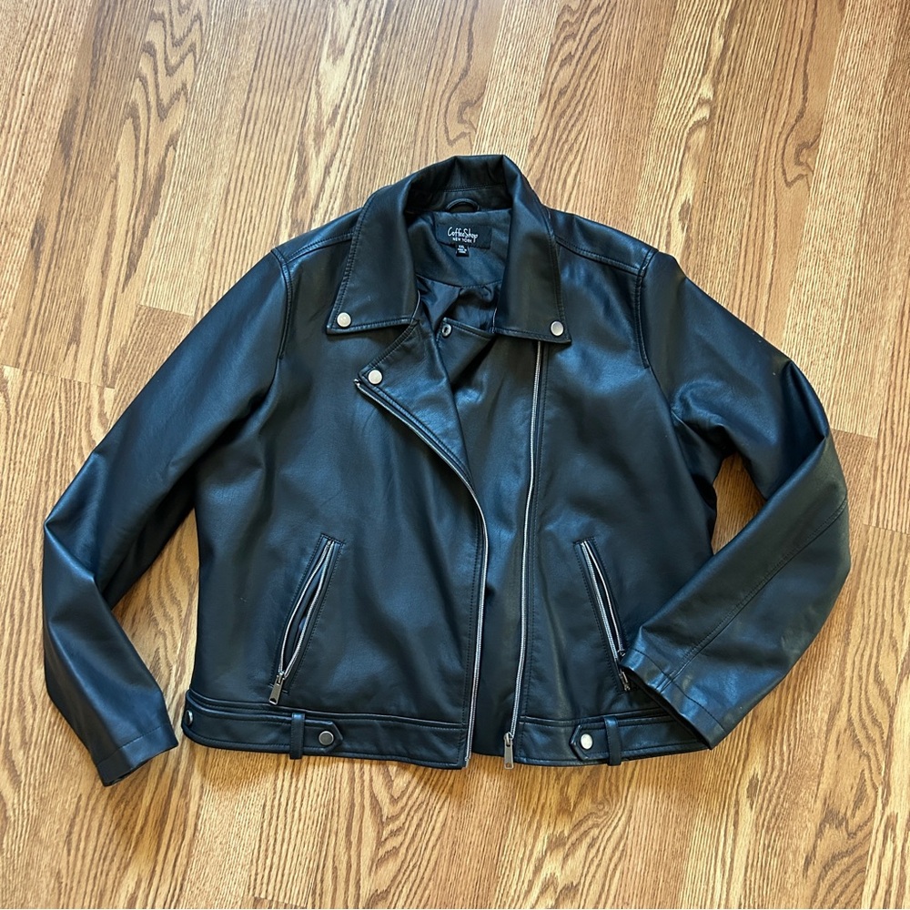 Coffee shop moto jacket